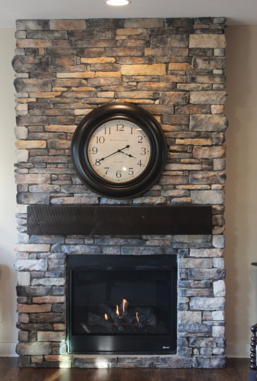 THE KALLMEYER - 2 STORY - STONE FIREPLACE